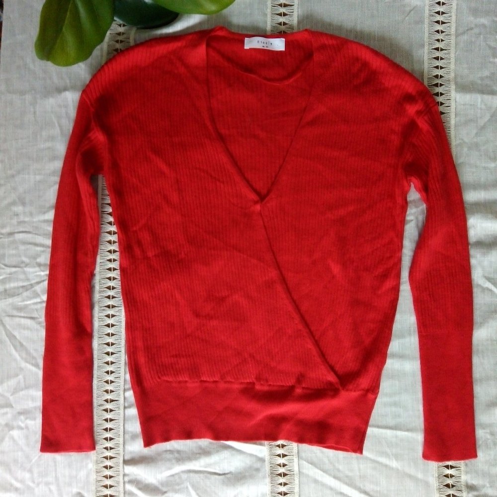 NWOT xs Elodie Wrap sweater top